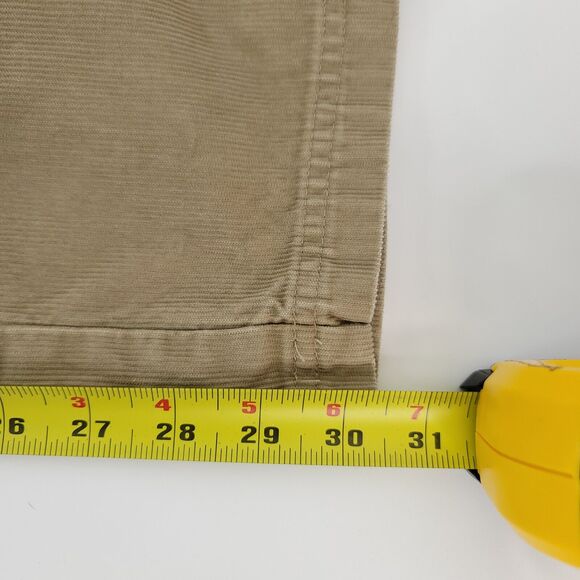 Columbia Pants Womens 8 Regular (30x30) Brown Corduroy Straight Leg Mid-rise - Picture 5 of 7